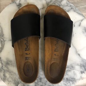 Birkenstock Betula black slide sandals | SIZE 38
